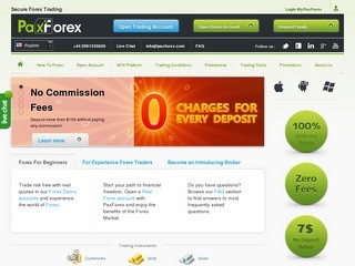 PaxForex reviews