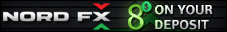 NordFX Welcome Account $8 No-deposit Bonus