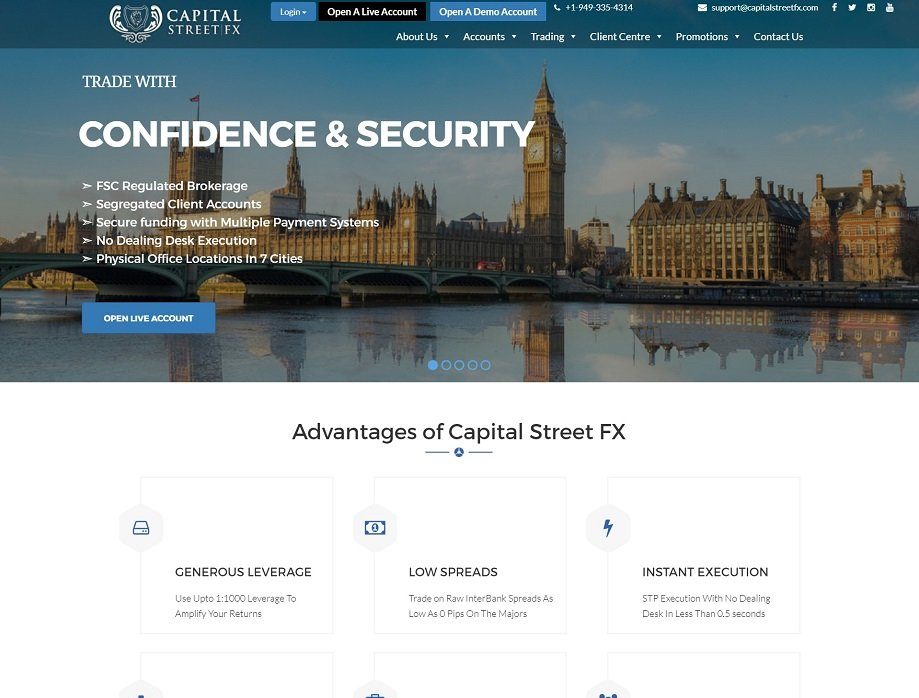 Capital Street FX Broker: Reviews And Specifications - Forex Brokers Portal